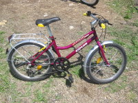 Young girl's bicycle